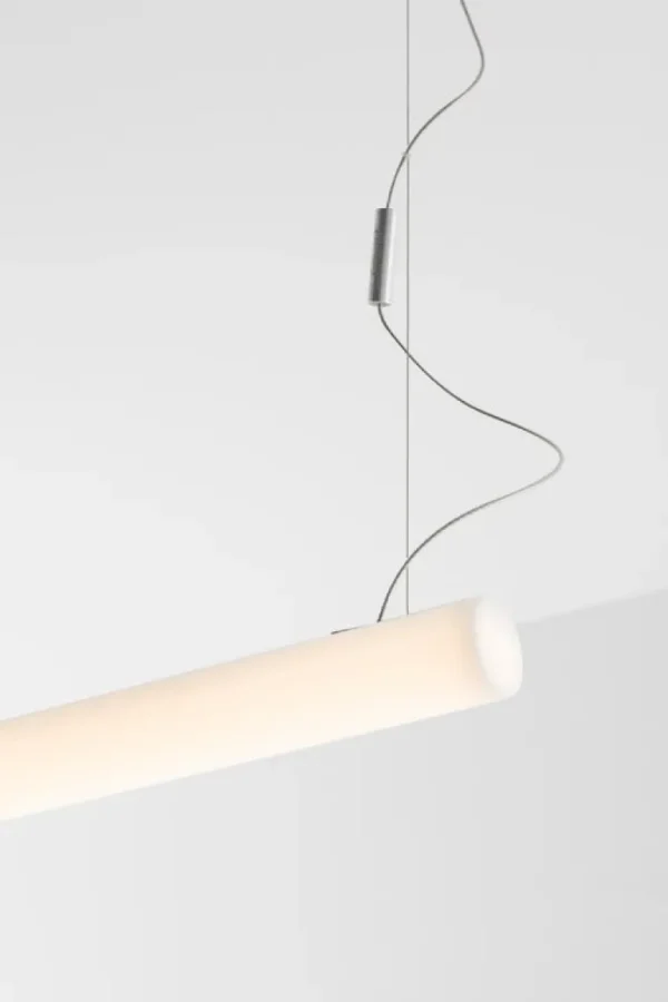 Artemide Alphabet of Light Linear hänglampa, 120 cm, vit