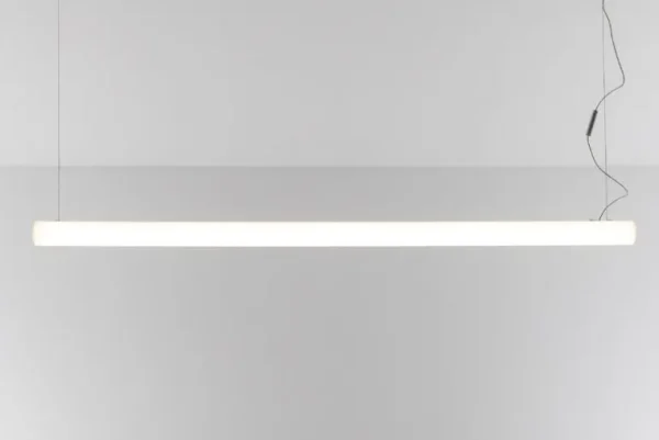 Artemide Alphabet of Light Linear hänglampa, 180 cm, vit