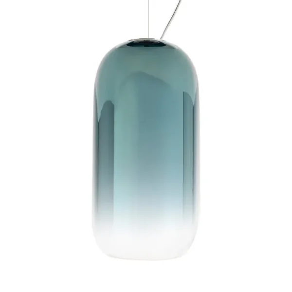 Artemide Gople Mini pendellampa, blå