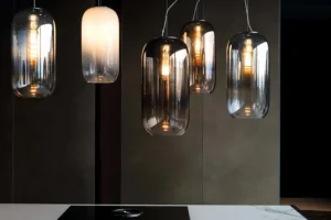 Artemide Gople pendellampa, koppar