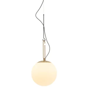 Artemide nh 35 pendellampa, mässing