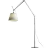 Artemide Tolomeo Mega golvlampa 36 cm, aluminium - pergament