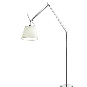 Artemide Tolomeo Mega golvlampa 42 cm, aluminium - pergament