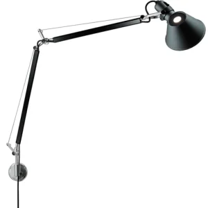 Artemide Tolomeo Mini Parete vägglampa, svart