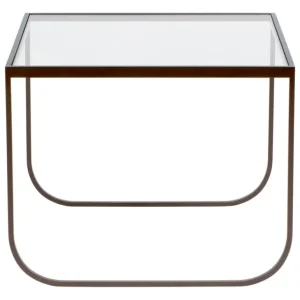 Asplund Tati soffbord 63,5 cm, högt, brons - transparent glas