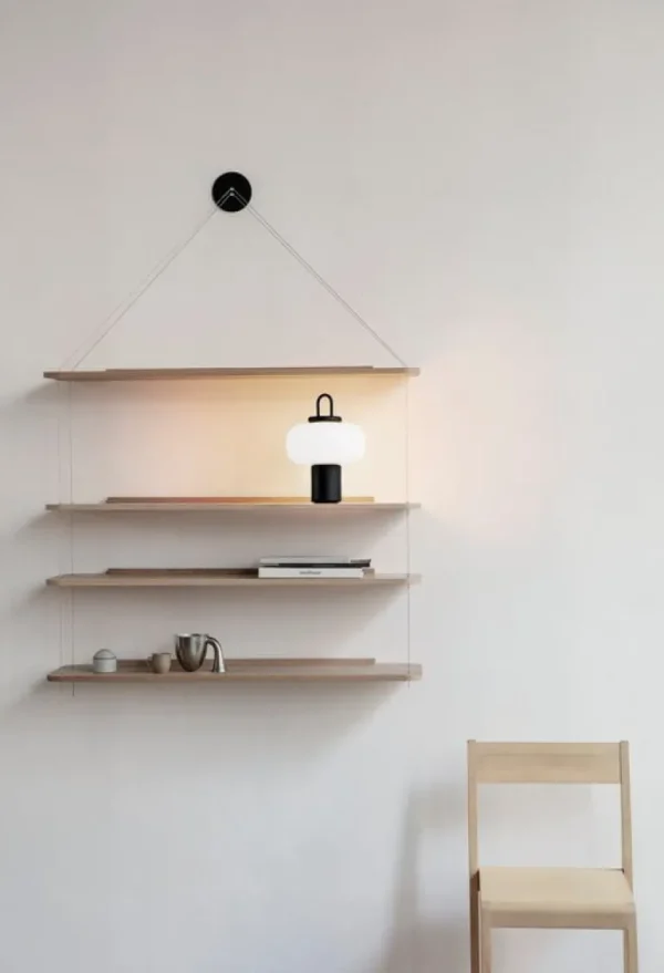 Astep Nox, bärbar bordslampa, svart