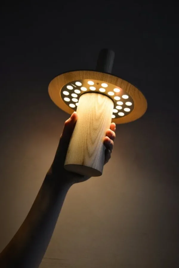 Astep Pepa bärbar lampa, ask