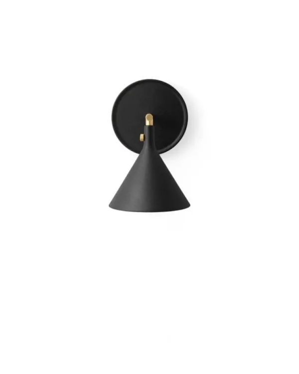 Audo Copenhagen Cast Sconce vägglampa med diffuser, IP44, svart