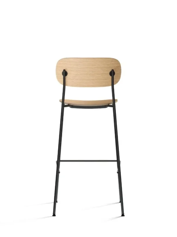 Audo Copenhagen Co barstol 75,5 cm, svart stål - ek