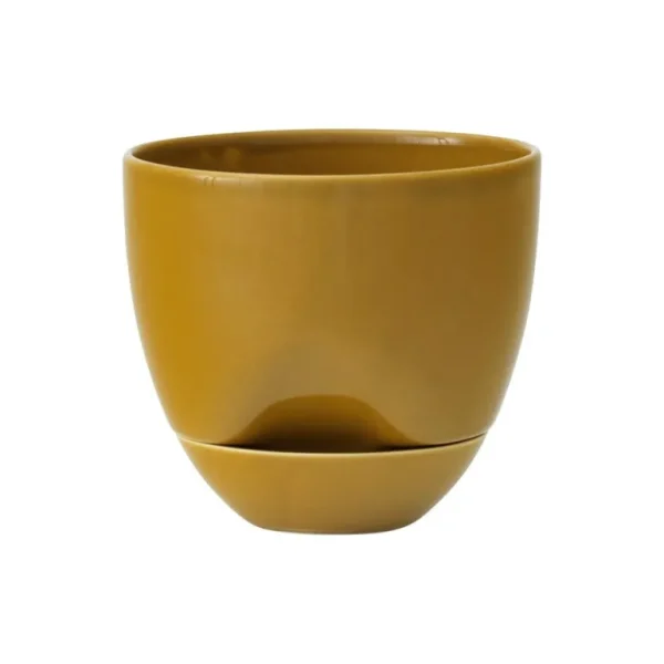 Audo Copenhagen Hydrous blomkruka, 12 cm, ockra