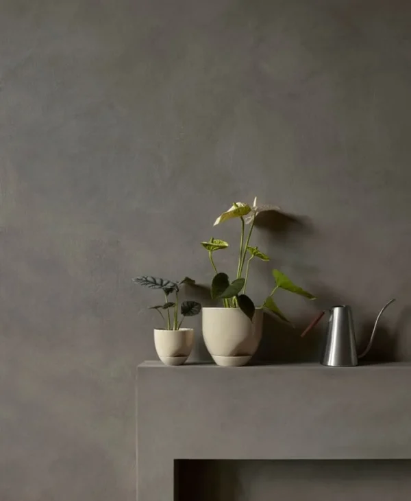 Audo Copenhagen Hydrous blomkruka, 12 cm, askgrå