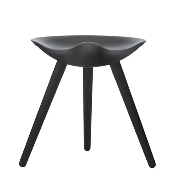 Audo Copenhagen ML42 pall, 48 cm, svartbetsad bok