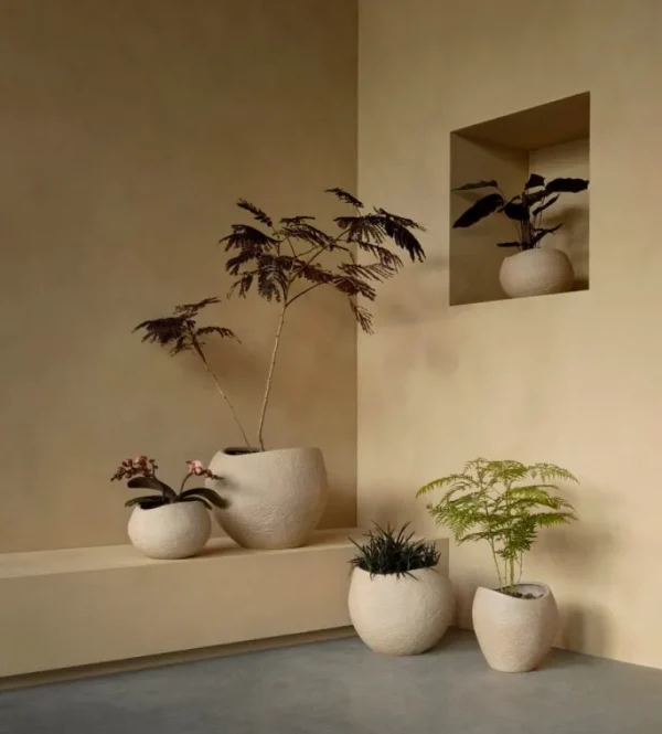 Audo Copenhagen Plantas blomkruka, 17 cm, elfenben
