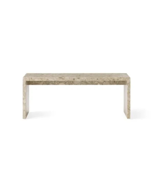 Audo Copenhagen Plinth Bridge bord, Kunis Breccia-marmor