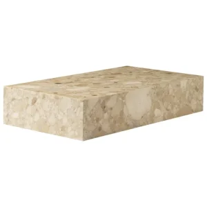 Audo Copenhagen Plinth Grand bord, Kunis Breccia marmor