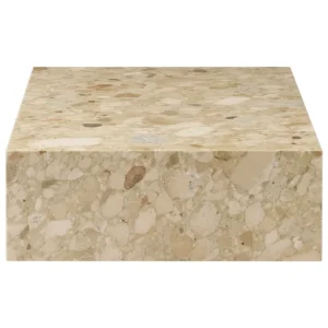 Audo Copenhagen Plinth Grand bord, Kunis Breccia marmor