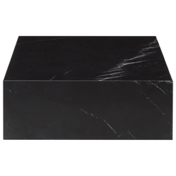 Audo Copenhagen Plinth Grand bord, svart Marquina-marmor