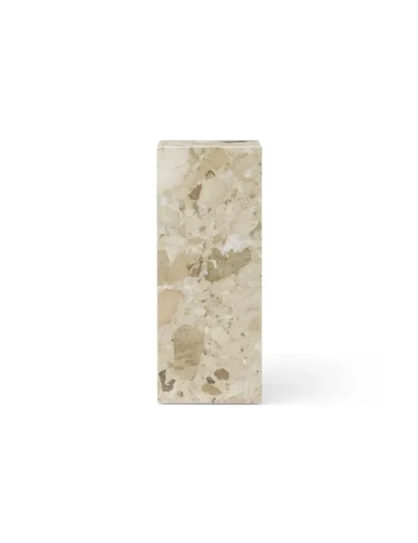 Audo Copenhagen Plinth Pedestal sockel, Kunis Breccia-marmor