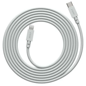 Avolt Cable 1 USB-C till Lightning-laddningskabel, 2 m, Gotland grey