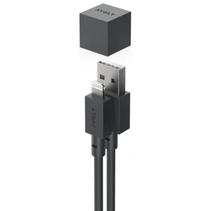 Avolt Cable 1 USB-laddningskabel, Stockholm svart