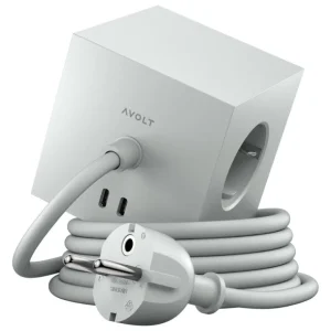 Avolt Square 1 USB-C förlängningssladd, 3 m, gotland grey