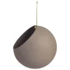 AYTM Globe hängande blomkruka, stor, taupe - guld