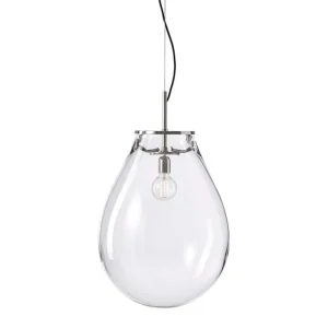 Bomma Tim pendel, medium, klar - silver
