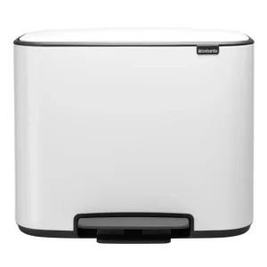 Brabantia Bo Pedal Bin 11 + 23 l, vit