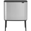 Brabantia Bo Touch Bin 11 + 23 l, matt stål