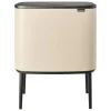 Brabantia Bo Touch Bin 11 + 23 L, mjuk beige