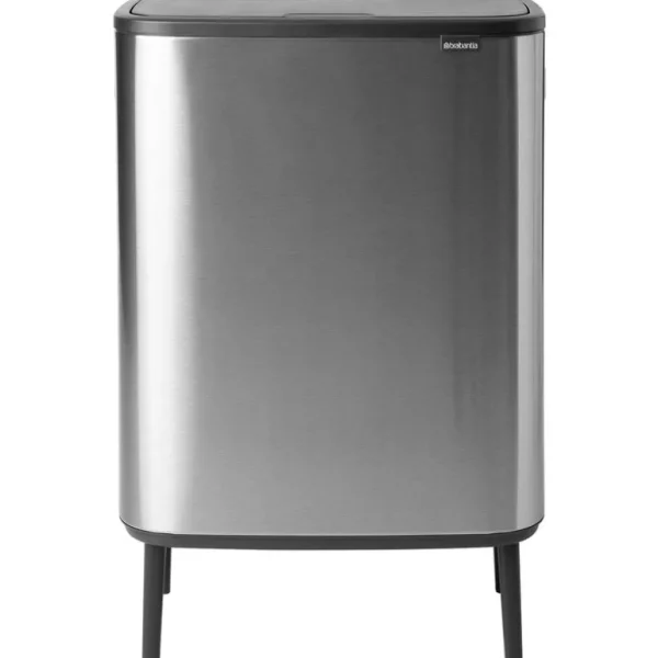 Brabantia Bo Touch Bin Hi, papperskorg, 2 x 30 l, matt stål