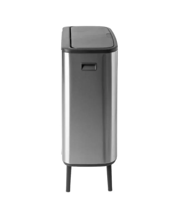 Brabantia Bo Touch Bin Hi, papperskorg, 2 x 30 l, matt stål