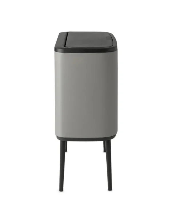 Brabantia Bo Touch Bin soptunna, 3 + 11 l, Sense of Luxury, grå