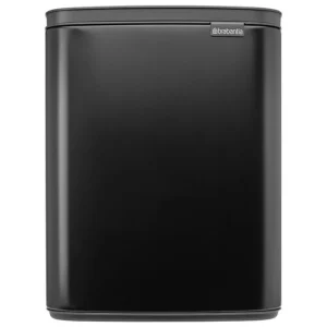 Brabantia Bo Waste Bin, 12 l, mattsvart