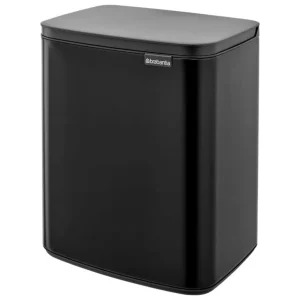 Brabantia Bo Waste Bin, 12 l, mattsvart