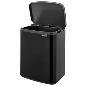 Brabantia Bo Waste Bin, 12 l, mattsvart