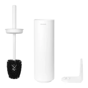 Brabantia MindSet toalettborste och hållare, mineral fresh white