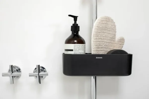 Brabantia ReNew duschhylla, mörkgrå