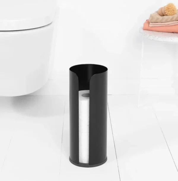 Brabantia ReNew toalettrullehållare, svart