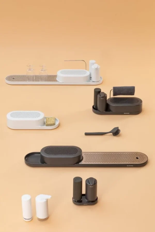 Brabantia SinkStyle ställ för köksredskap, Mineral Infinite grey