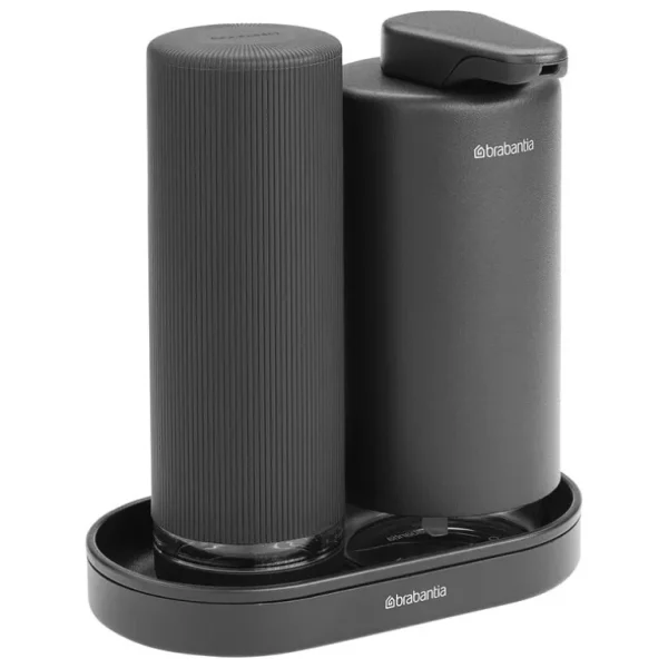 Brabantia SinkStyle tvål/diskmedelsdisp. set, 2 x 200 ml, infinite grey