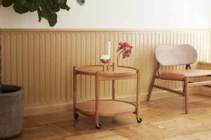 Brdr. Krüger Bølling brickbord 60 cm, oljad valnöt - leaf