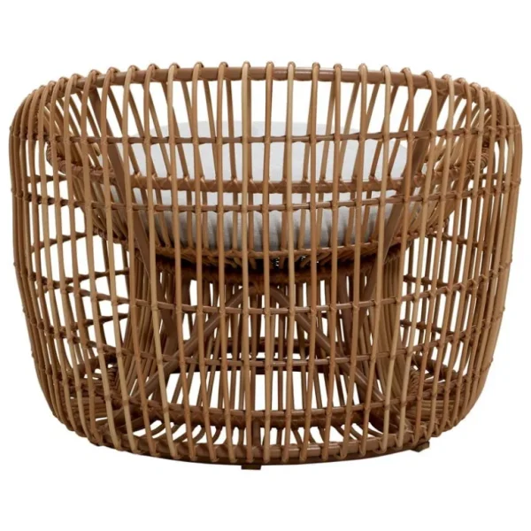 Finnish Design Shop Cane-line Nest rund stol, natur - ljusgrå