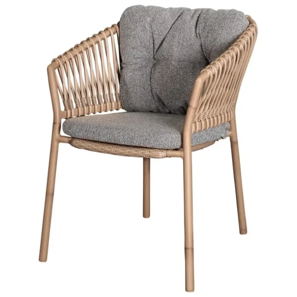 Cane-line Ocean stolsdyna-set, mörkgrå