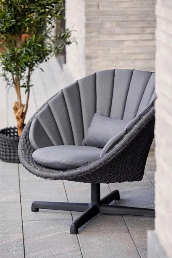 Cane-line Peacock lounge stolsdynset, grå