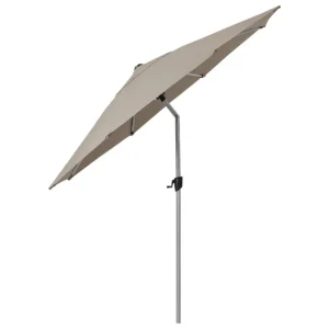 Cane-line Sunshade parasoll, med lutning, taupe - silver