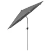 Cane-line Sunshade parasoll, med lutning, antracit - silver