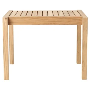 Carl Hansen & Su00f8n Carl Hansen & Søn AH901 Outdoor sidobord/pall, 59,5 x 48,5 cm, teak