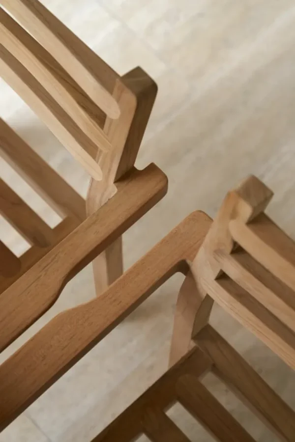 Carl Hansen & Su00f8n Carl Hansen & Søn AH502 Outdoor matstol med armstöd, teak