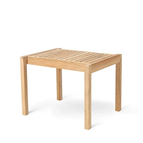 Carl Hansen & Su00f8n Carl Hansen & Søn AH901 Outdoor sidobord/pall, 59,5 x 48,5 cm, teak